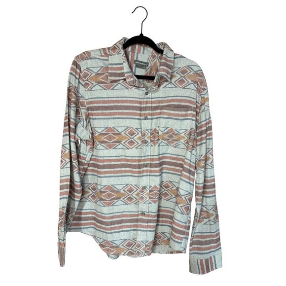Eddie Bauer Other - Eddie Bauer Men’s Flannel Shirt – Size L, Western Print, EUC